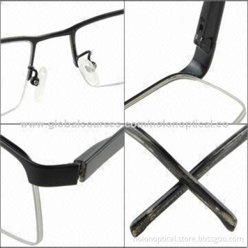 Semi-rimless Titanium Eyeglasses for Men, OEM/ODM Orders Welcomed